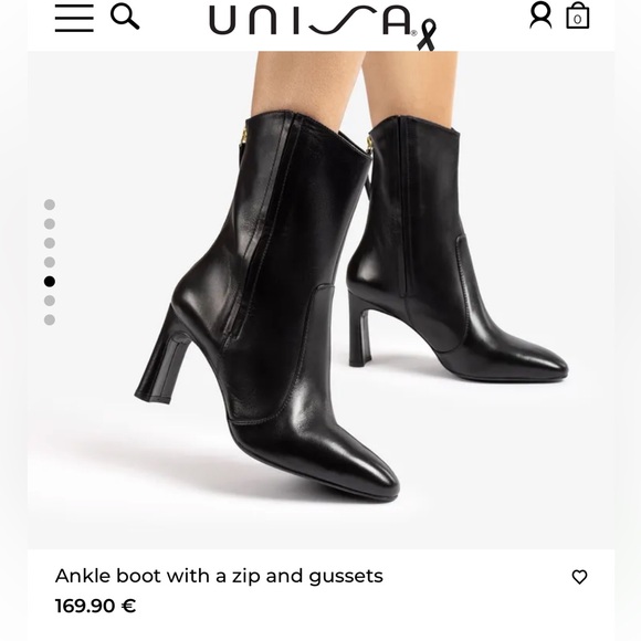 Unisa Shoes - Unisa 169.99 Goat Nappa leather Kerr boots size 7B